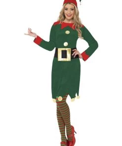 Smiffy's Cool Yule Elf Christmas Elf Women's Costume