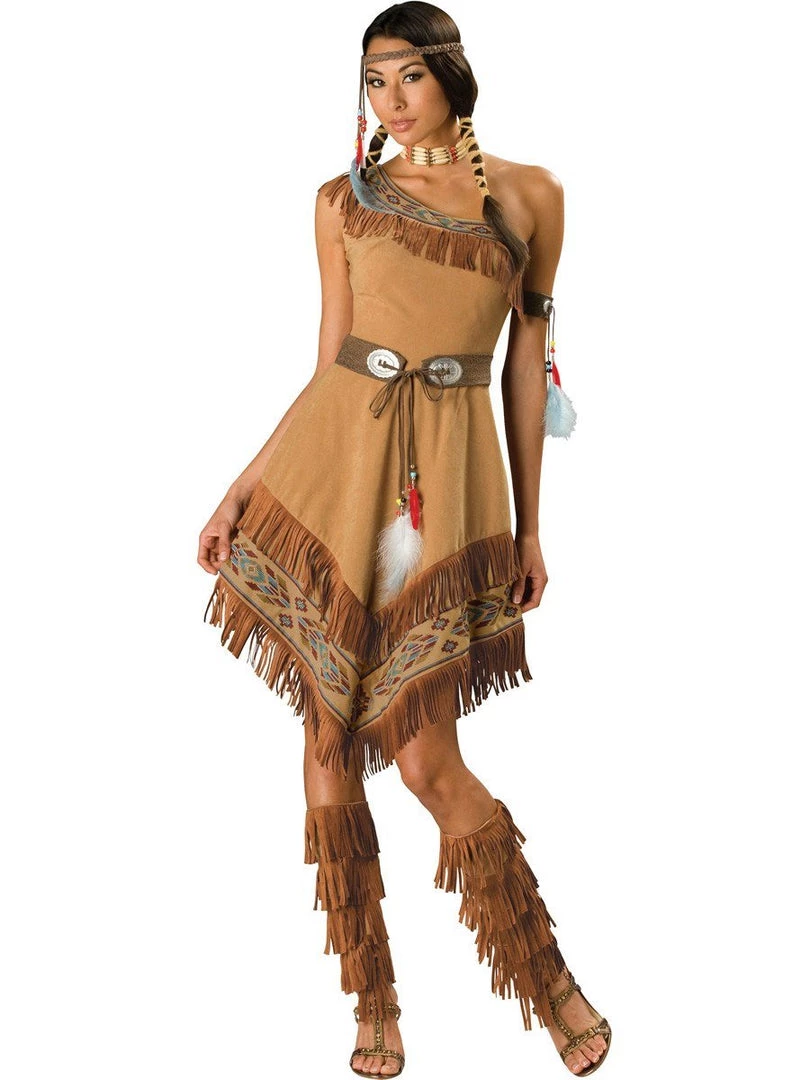 Disguises Indian Maiden Wild Dove Adult Costume Hire Womens 3 Disguises Indian Maiden Wild Dove Adult Costume Hire Womens