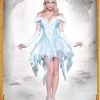 In Character Elsa Snow Queen Deluxe Adult Womens Fancy Dress Adult Hire Costume