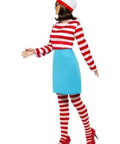 Smiffy's Womens Wenda Where's Wally Adult Costume Wheres Waldo Book Week Fancy Dress