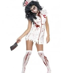 Smiffy's Womens Zombie Nurse Adult Halloween Costume For Sale