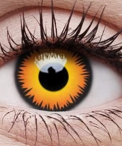 ColourVue Werewolf Halloween Contact Lenses One Day Colored Contacts Womens