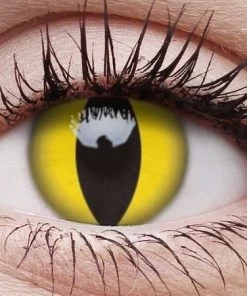 ColourVue Cat Eye Contact Lenses Multi Use Halloween Contacts Womens