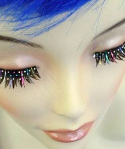 Carnival Products Glitter Multi False Eyelashes Womens