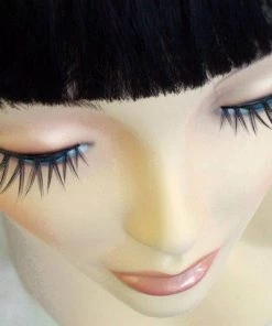 Carnival Products Womens Eyelashes Zig Zag Black