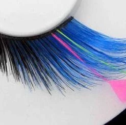 Carnival Products Feather Tip Blue False Eyelashes