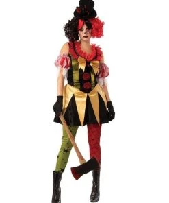 Rubies Evil Clown Lady Adult Halloween Costume Womens