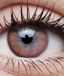 ColourVue Buy Costumes Foamy Beige Coloured Contact Lenses