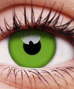 ColourVue Buy Costumes Glow Green Contact Lenses