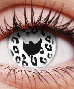 ColourVue Glow White Leopard Contact Lenses