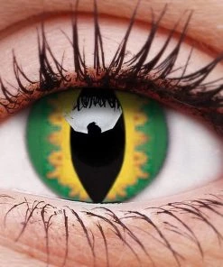 ColourVue Green Dragon Coloured Contact Lenses Buy Costumes