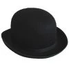 Sweidas Mens Bowler Black Costume Hat