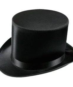 Carnival Products Magician Black Satin Costume Top Hat Fancy Dress