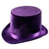 Tomfoolery Top Hat Purple Lincoln Costume Accessory