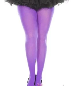 Music Legs Tights Opaque Coloured Plus Size Fancy Dress Pantyhose