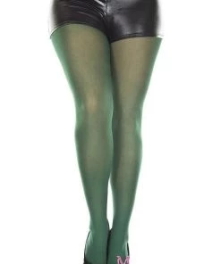 Music Legs Tights Opaque Coloured Plus Size Fancy Dress Pantyhose