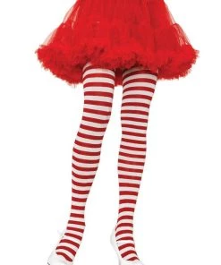 Music Legs Womens Striped Coloured Tights Fancy Dress Stockings