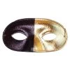 Tomfoolery Masquerade Half Gold And Black Eye Mask 2 Tomfoolery Masquerade Half Gold And Black Eye Mask
