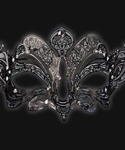 Carta Alta Womens Beethoven Women's Venetian Masquerade Filigree Mask