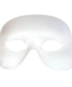 Tomfoolery Mens Half Face Men's Masquerade Masks In Black White & Red