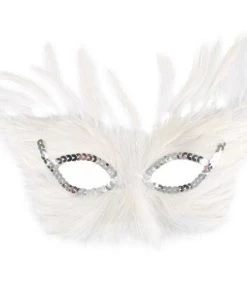 Tomfoolery Womens Inca Feather Eye Masks Women Masquerade Mask
