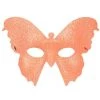 Tomfoolery Womens Butterfly Bright Orange Masquerade Mask