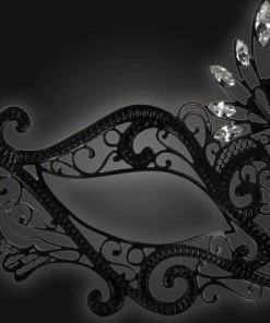 Carta Alta Peacock Filigree Mask Venetian Ladies Masquerade Womens