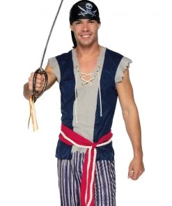 Leg Avenue Plank Walking Pirate Men's Costume Mens