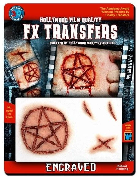 Tinsley Transfers Buy Costumes Engraved Horror Halloween Scars Makeup Realistic Fake 3D FX Transfers 5 Tinsley Transfers Buy Costumes Engraved Horror Halloween Scars Makeup Realistic Fake 3D FX Transfers