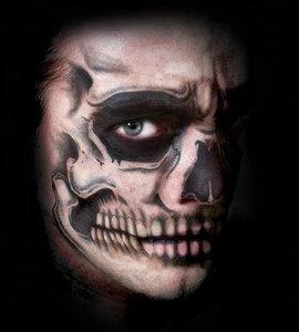 Tinsley Transfers Skull Face Halloween Temporary Face Tattoo Womens 4 Tinsley Transfers Skull Face Halloween Temporary Face Tattoo Womens