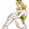 Tinsley Transfers Womens Bunny Girl Pin Up Temporary Tattoo
