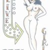 Tinsley Transfers Pin Up Girl Temporary Tattoo Girlfriend Realistic Transfer