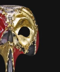 Carta Alta Mens Long Nose Vivaldi Men's Venetian Mask Music Classic Masquerade