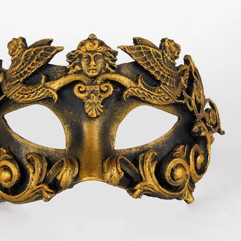 Carta Alta Griffin Mask Bronze Venetian Baroque Male Masquerade Mens 5 Carta Alta Griffin Mask Bronze Venetian Baroque Male Masquerade Mens