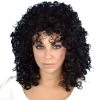 Carnival Products Ringlets 1980's Women Black Costume Wig Womens