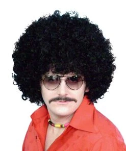 Carnival Products Afro Big Black Adult Wig 70's Funky Disco Hair