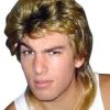 Carnival Products Mens Bogan Ginger Mullet Wig 70s & 80s Look