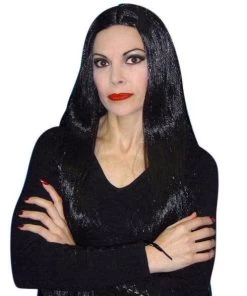 Carnival Products Morticia Adams Halloween Costume Wig