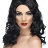 Smiffy's Glamorous Wig Movie Star Black