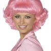 Smiffy's Frenchy Pink Grease Costume Wig Womens