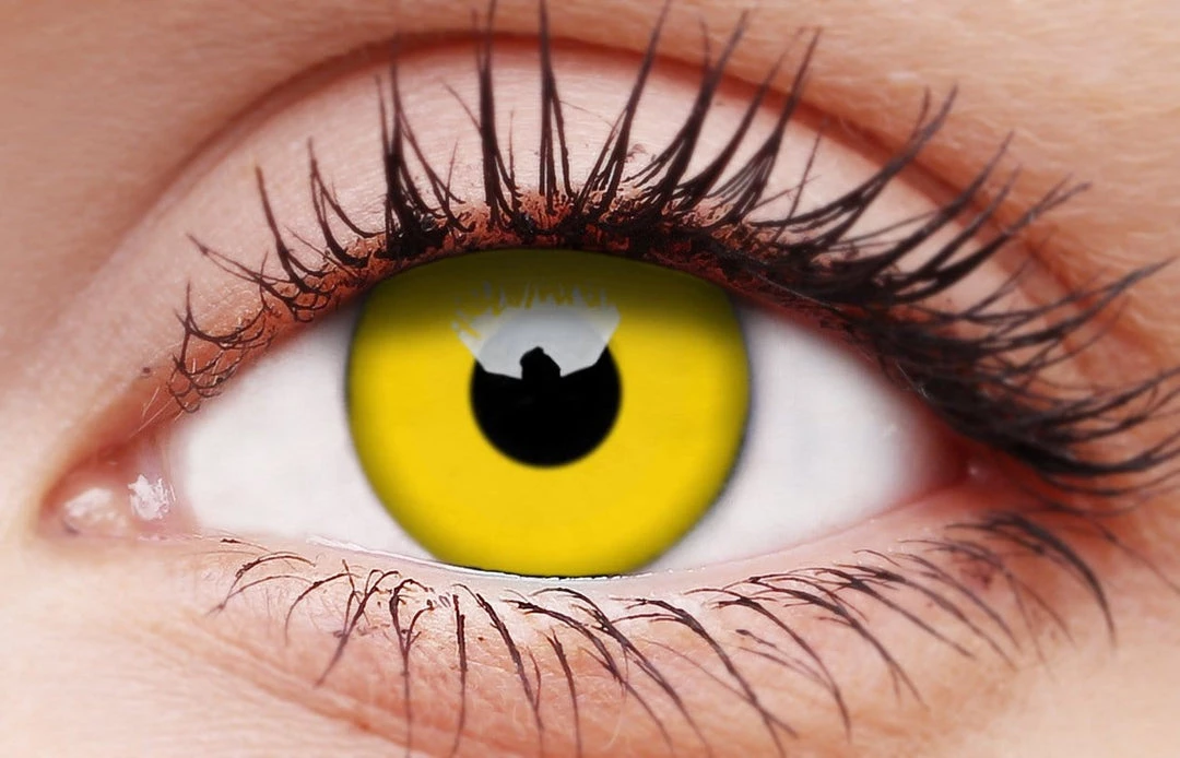 ColourVue Yellow Coloured Contact Lenses 3 ColourVue Yellow Coloured Contact Lenses